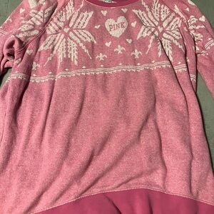 Victoria's Secret PINK Sweater - Pink and White